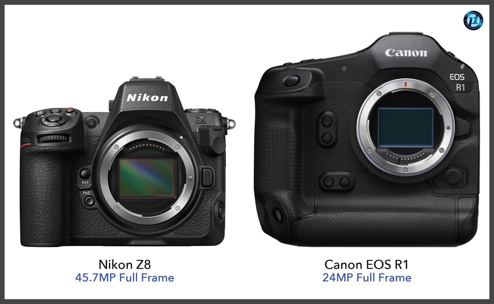 NikonZ8_vs_CanonEOSR1_comparison_front