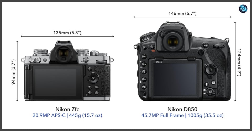 NikonZfc_vs_NikonD850_comparison_back