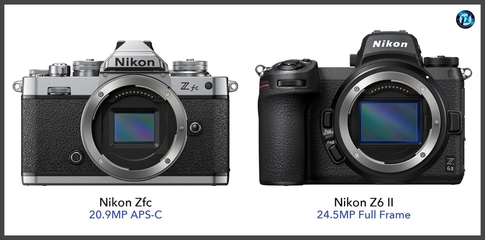 NikonZfc_vs_NikonZ6II_comparison_front