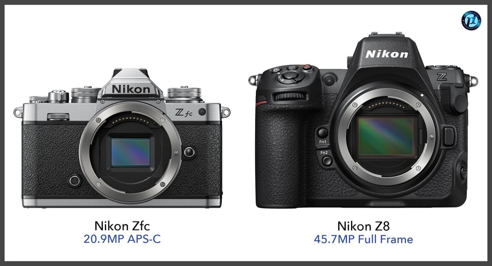 NikonZfc_vs_NikonZ8_comparison_front