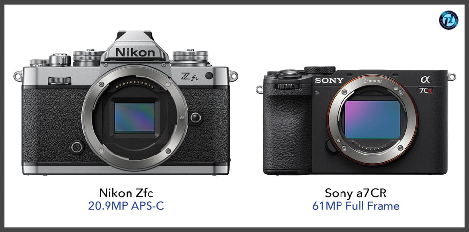 NikonZfc_vs_Sonya7CR_comparison_front