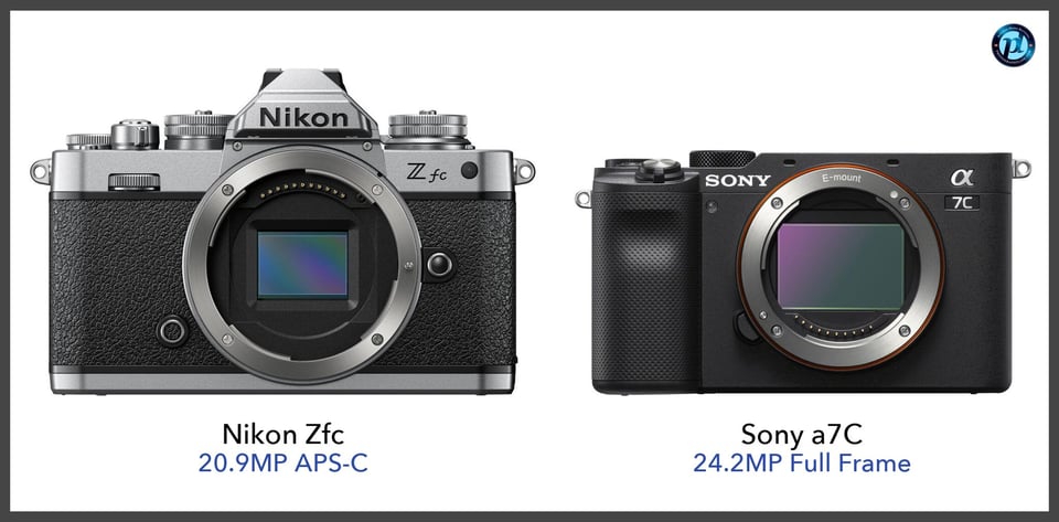 NikonZfc_vs_Sonya7C_comparison_front