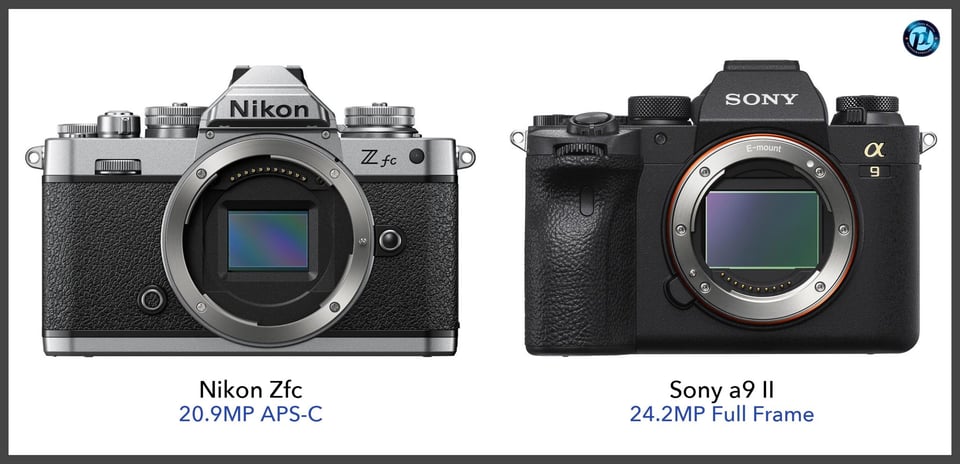 NikonZfc_vs_Sonya9II_comparison_front