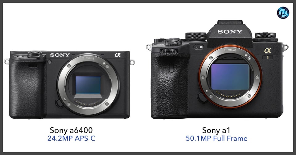 Sonya6400_vs_Sonya1_comparison_front