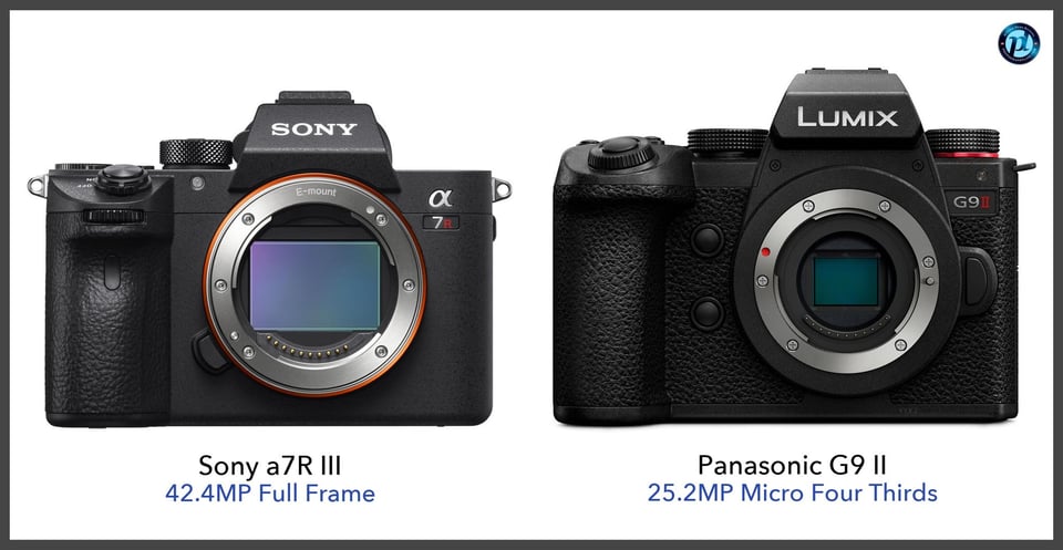 Sonya7RIII_vs_PanasonicG9II_comparison_front