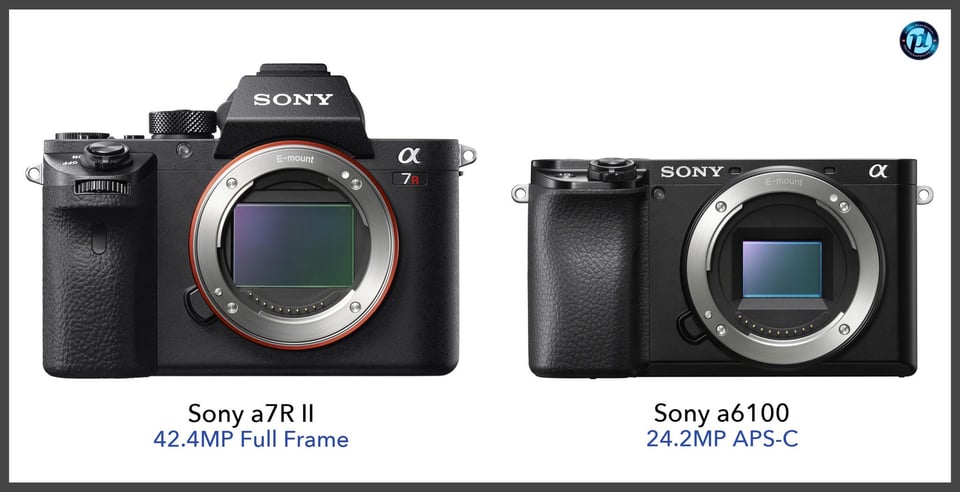 Sonya7RII_vs_Sonya6100_comparison_front