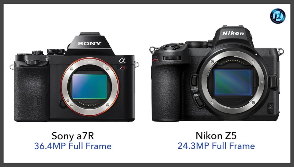 Sonya7R_vs_NikonZ5_comparison_front