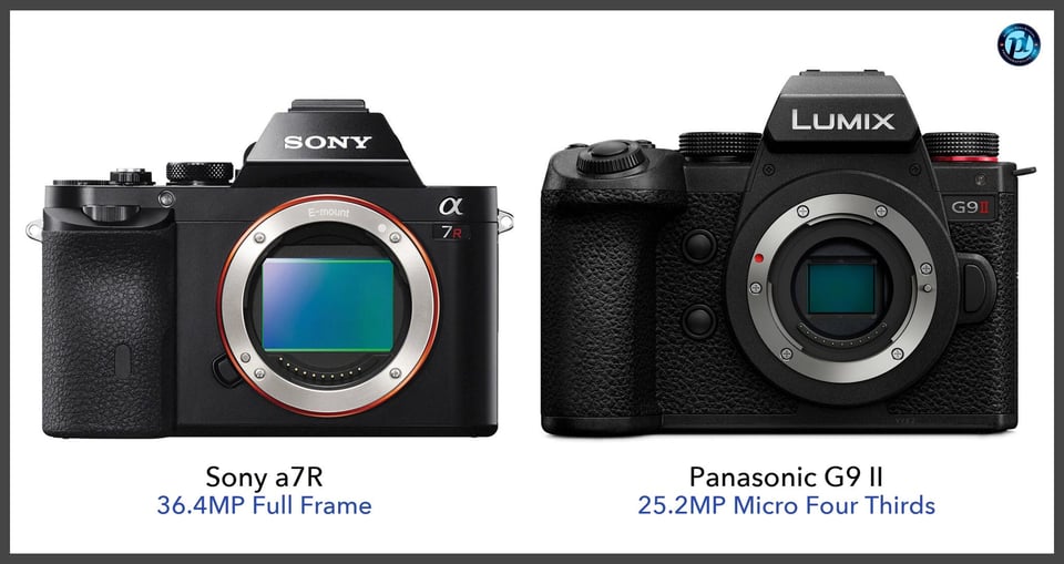 Sonya7R_vs_PanasonicG9II_comparison_front