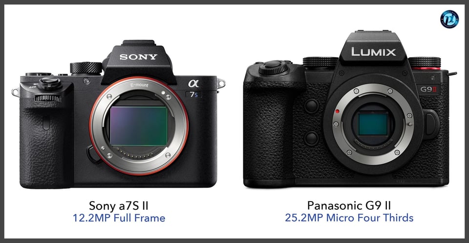 Sonya7SII_vs_PanasonicG9II_comparison_front