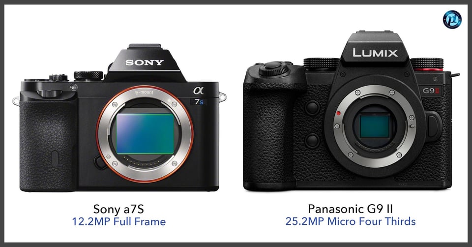 Sonya7S_vs_PanasonicG9II_comparison_front