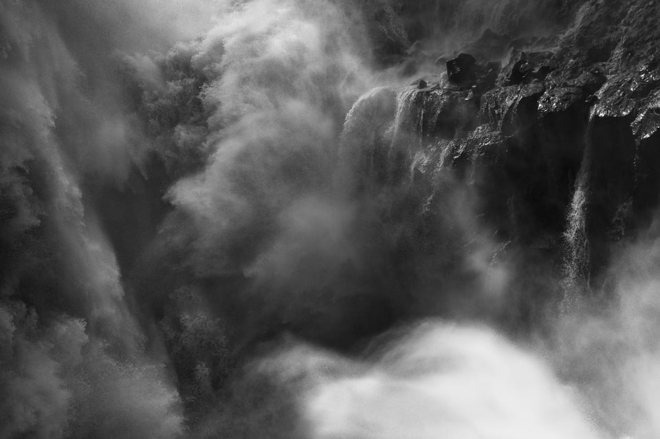 Abstract Waterfall Photo