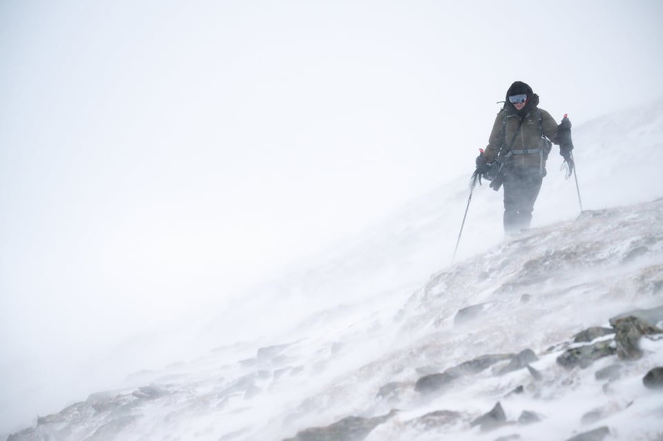 Hiking Dovrefjell in the storm II