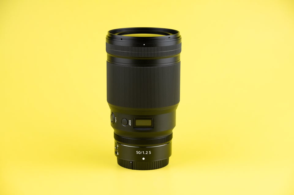 Nikon Z 50mm f1.2 S Product Photo