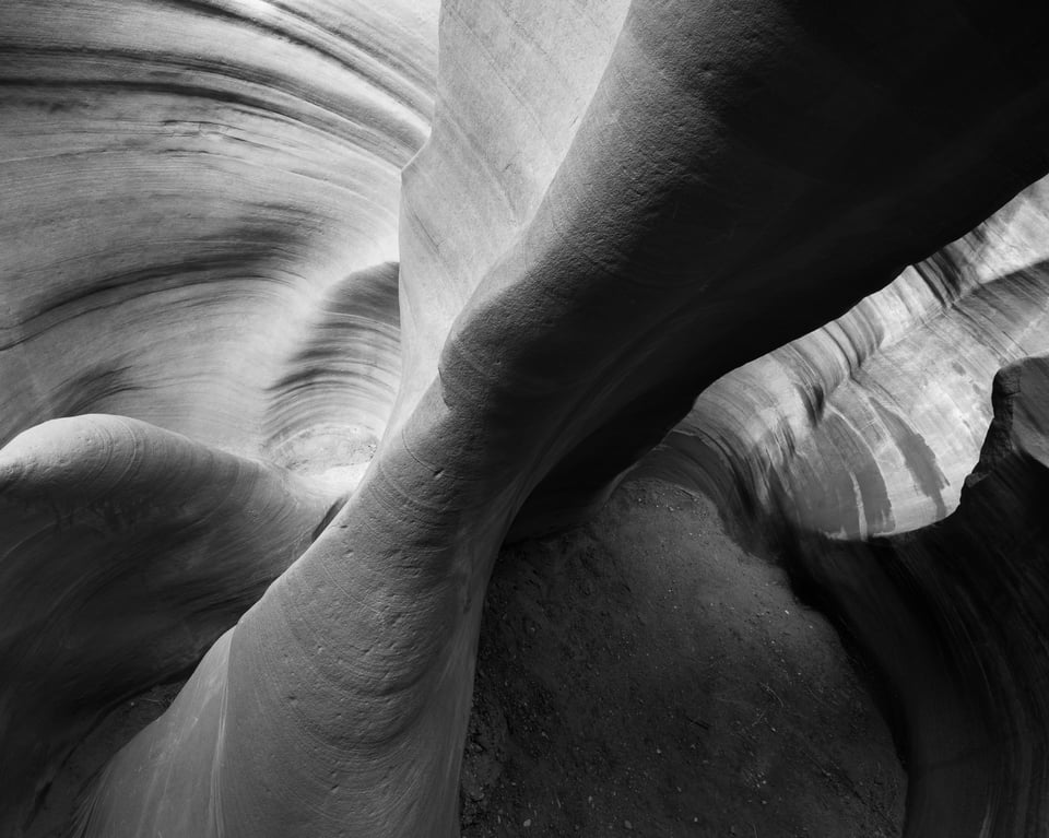 Escalante Wide Angle Dark Slot Canyons Photo