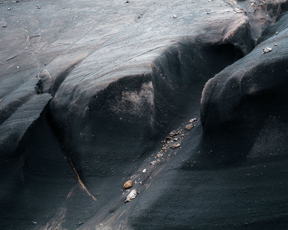 Iceland 8x10 dark abstract landscape photo