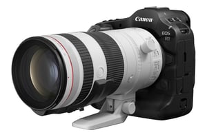 Canon RF 70-200mm f2.8 Z power zoom on Canon EOS R1 product photo