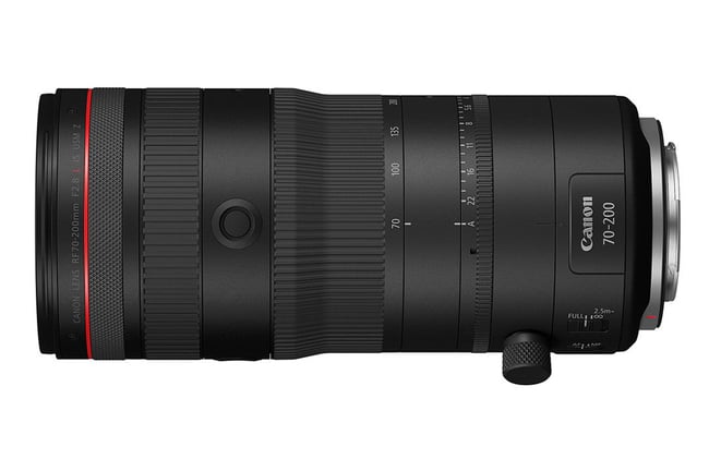 Canon RF 70-200mm f2.8 Z power zoom product photo