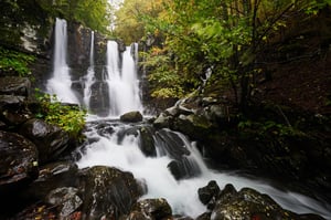 Dardagna creek waterfall