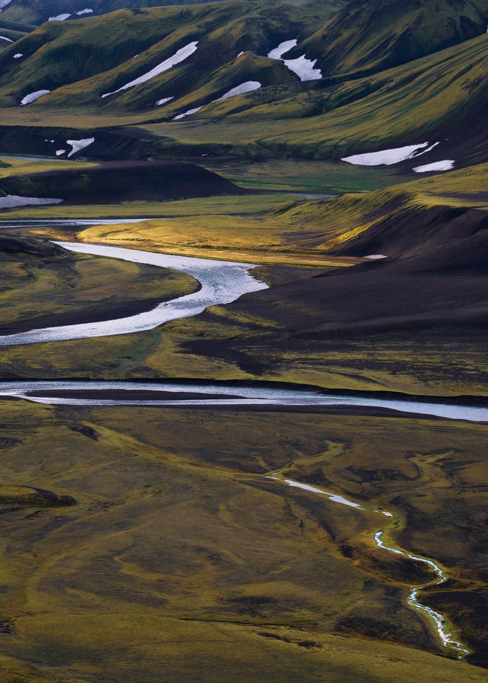 Intimate Landscape Abstract from Iceland