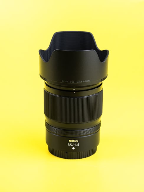 Nikon Z 35mm f1.4 with lens hood Product Photo