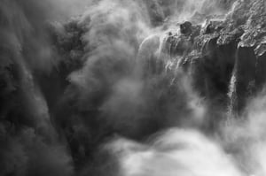 Chaotic Waterfall Iceland