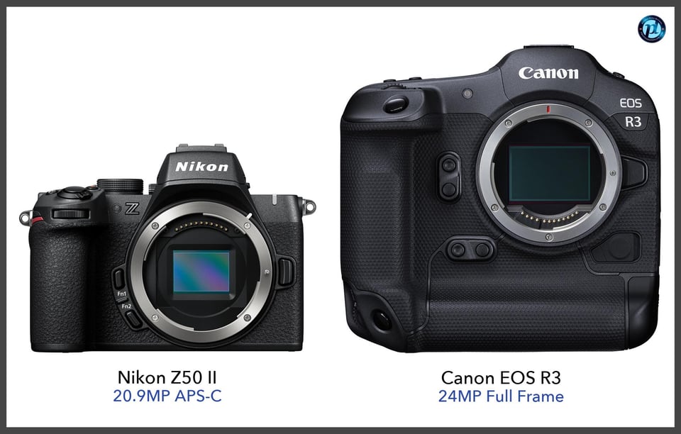 NikonZ50II_vs_CanonEOSR3_comparison_front