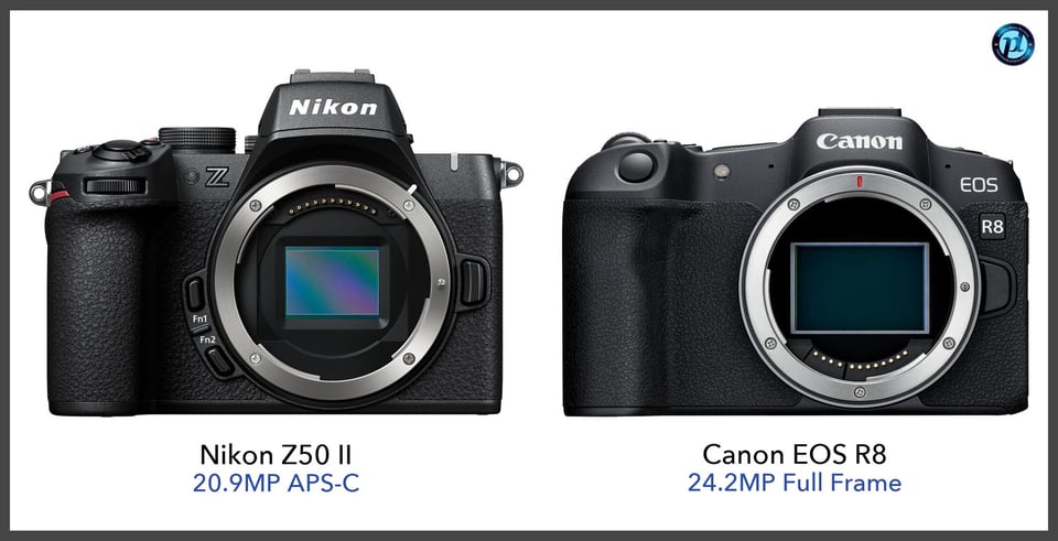 NikonZ50II_vs_CanonEOSR8_comparison_front