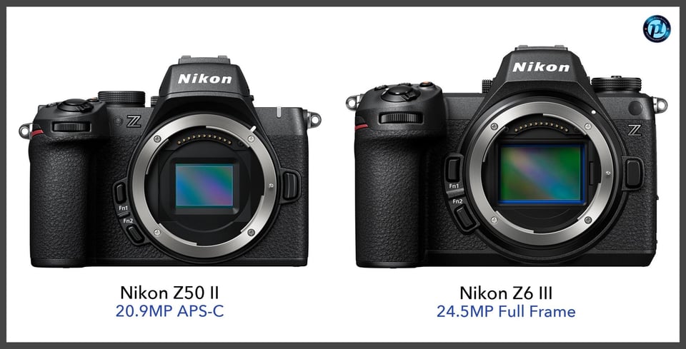 NikonZ50II_vs_NikonZ6III_comparison_front