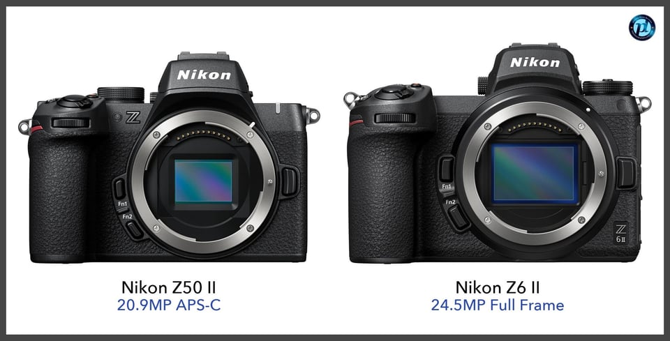 NikonZ50II_vs_NikonZ6II_comparison_front