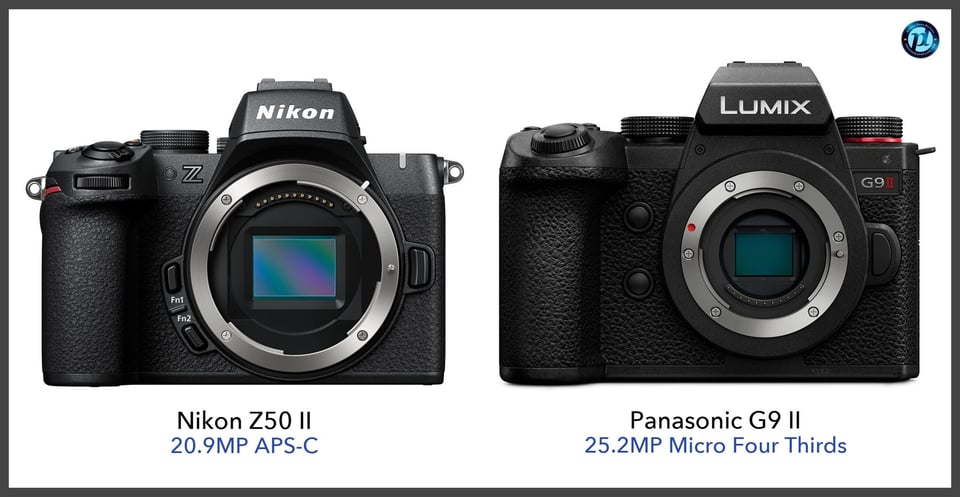 NikonZ50II_vs_PanasonicG9II_comparison_front