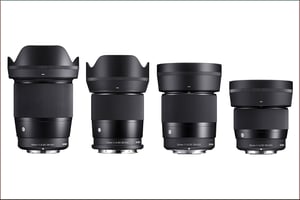 Sigma RF Lenses 16mm 23mm 30mm 56mm