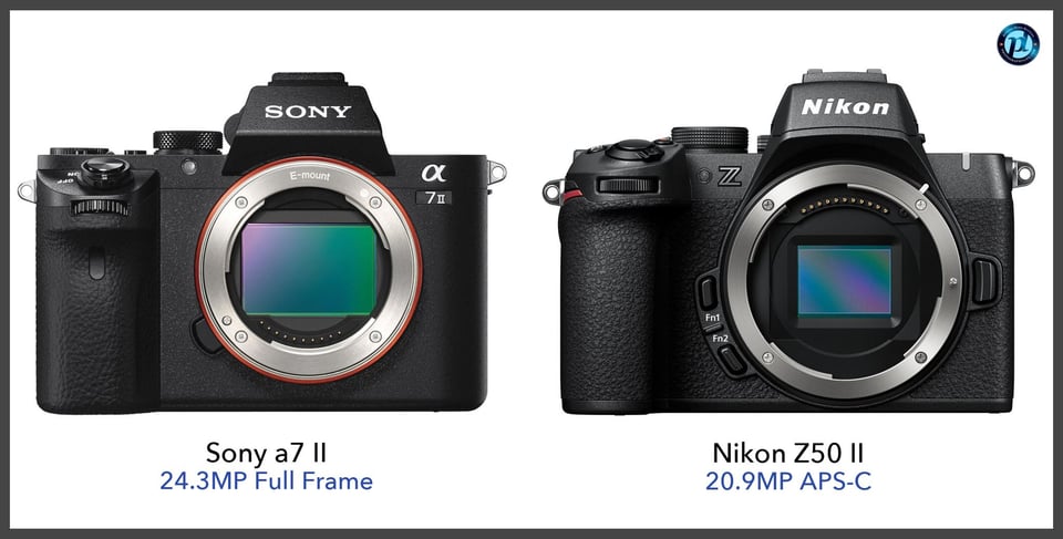 Sonya7II_vs_NikonZ50II_comparison_front