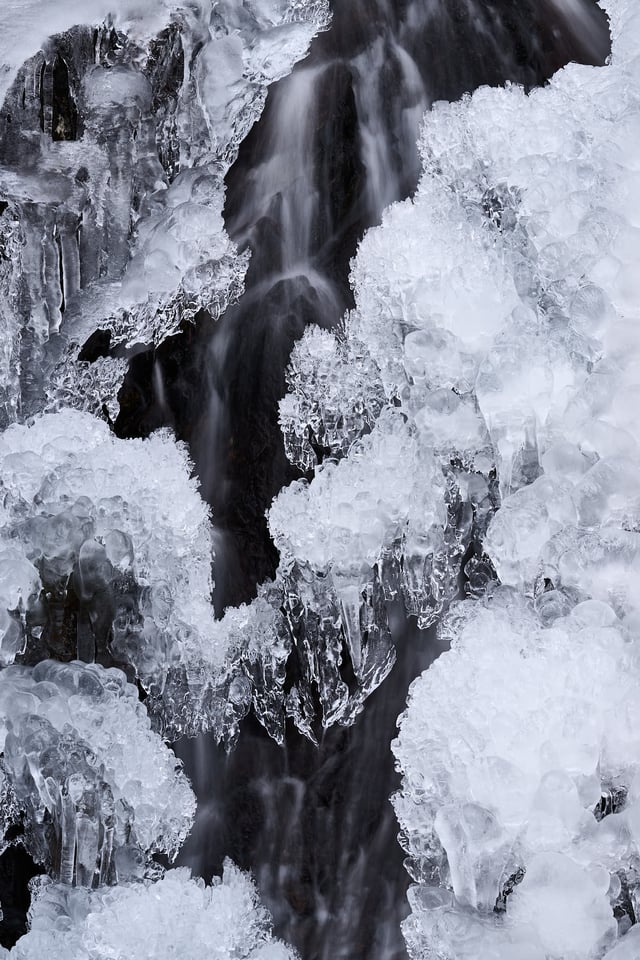 Frozen waterfall III