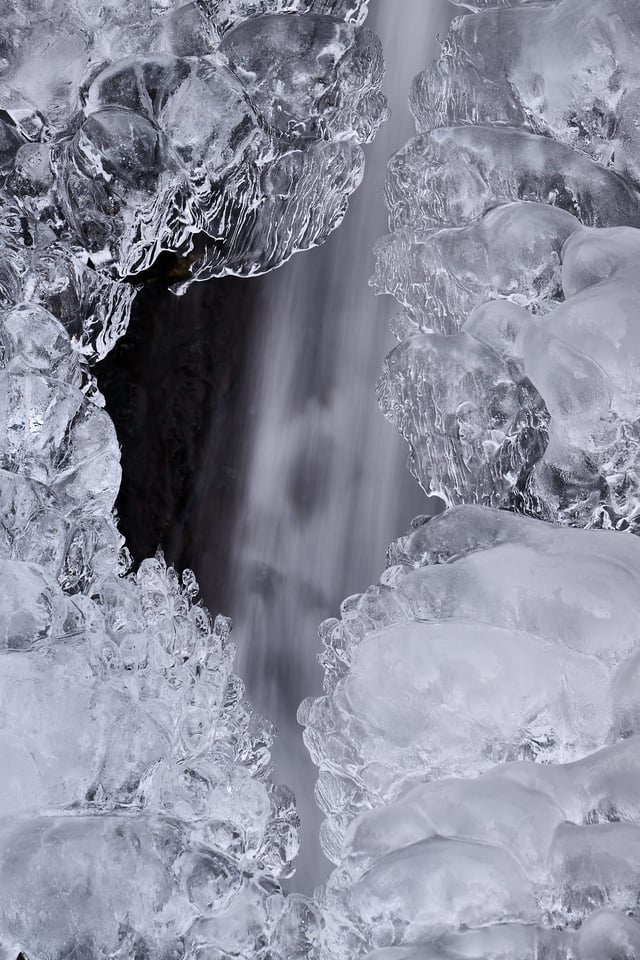 Frozen waterfall IV