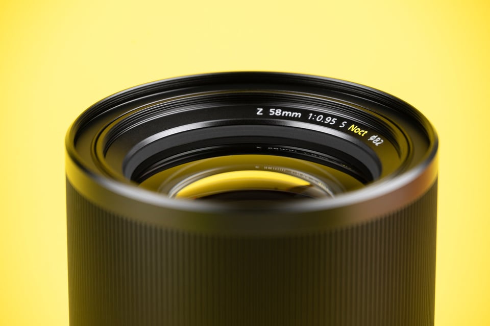 Nikon Z 58mm f0.95 Noct Product Photo Close-Up