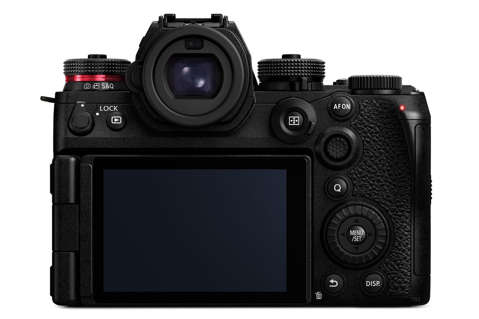 Panasonic S1R II rear view and controls official product photo