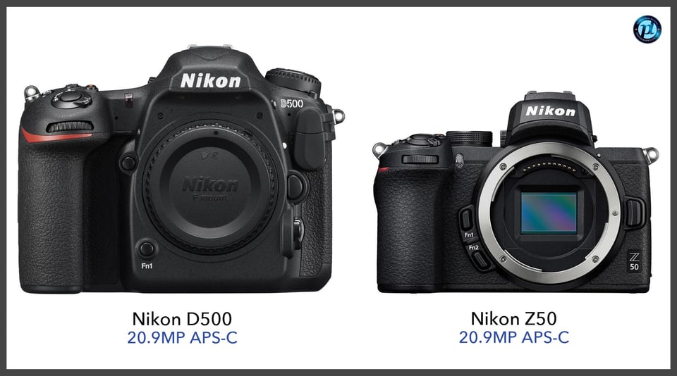 NikonD500_vs_NikonZ50_comparison_front