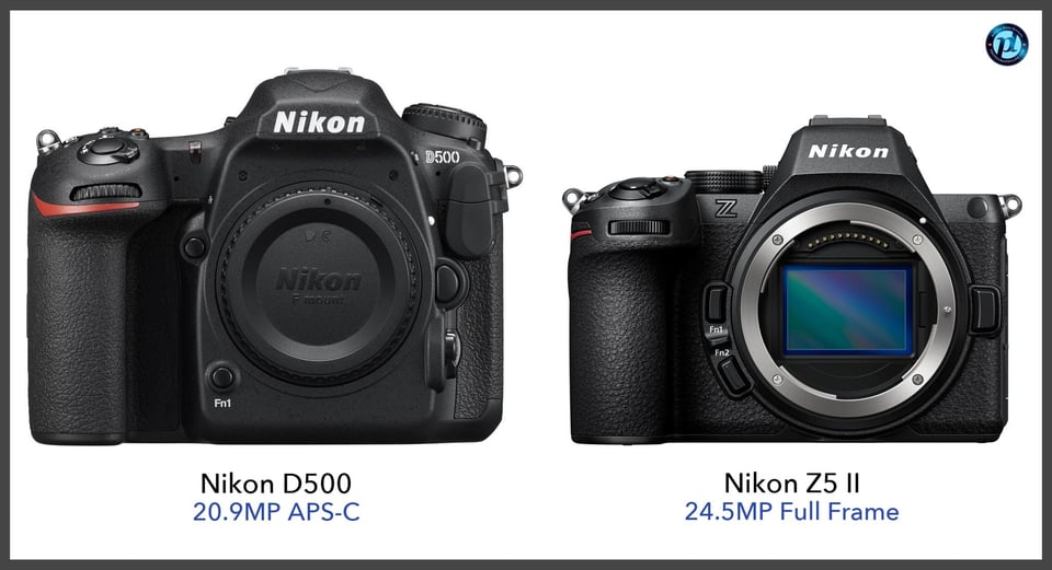 NikonD500_vs_NikonZ5II_comparison_front