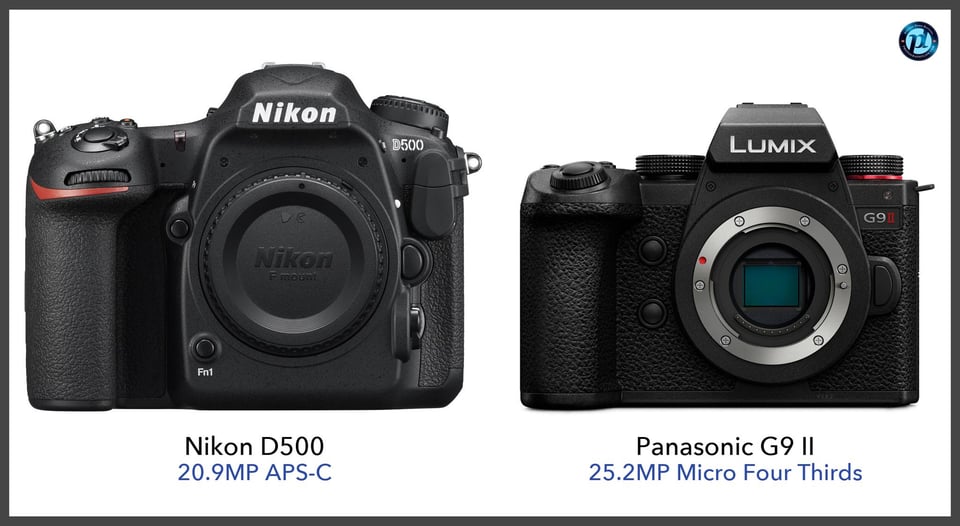NikonD500_vs_PanasonicG9II_comparison_front