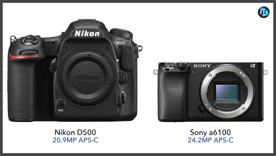 NikonD500_vs_Sonya6100_comparison_front