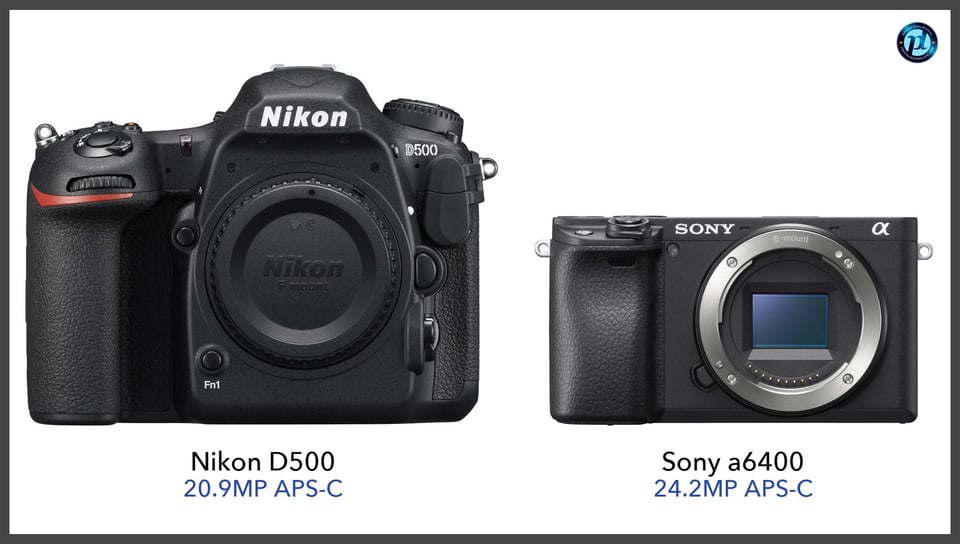 NikonD500_vs_Sonya6400_comparison_front