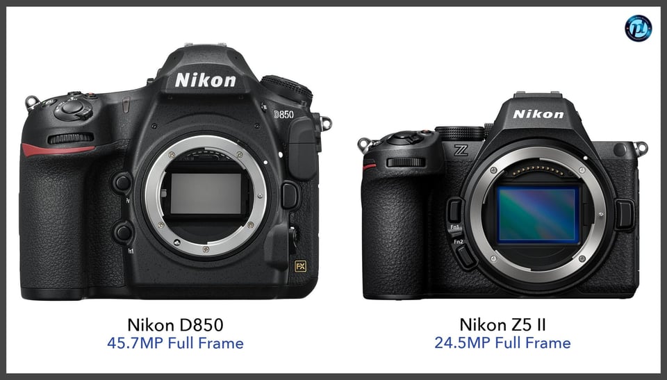 NikonD850_vs_NikonZ5II_comparison_front