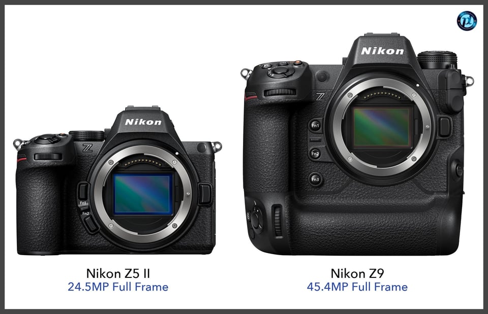 NikonZ5II_vs_NikonZ9_comparison_front