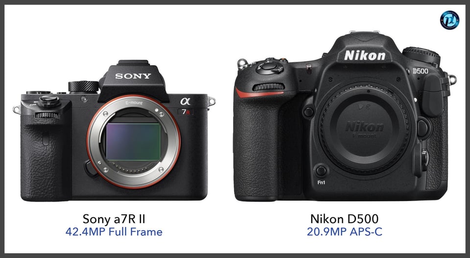 Sonya7RII_vs_NikonD500_comparison_front