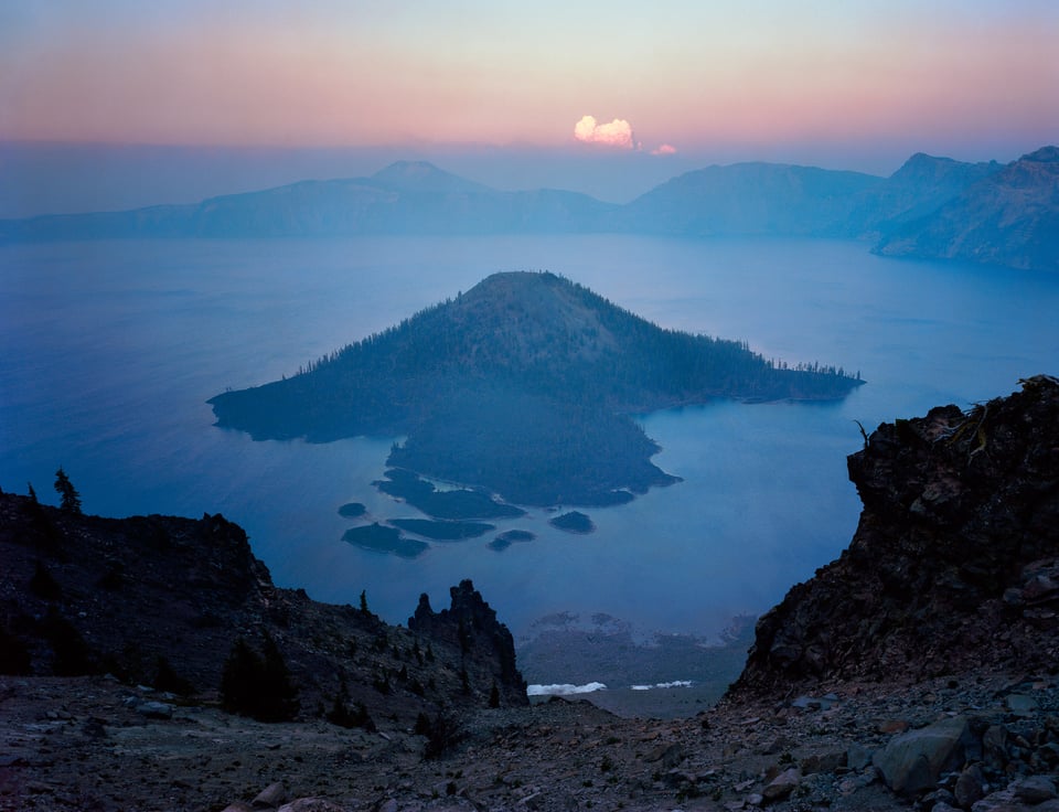 Crater-Lake-Smoky-Sunset-Clean-2