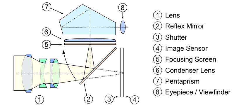 Diagram Of A Dslr Camera