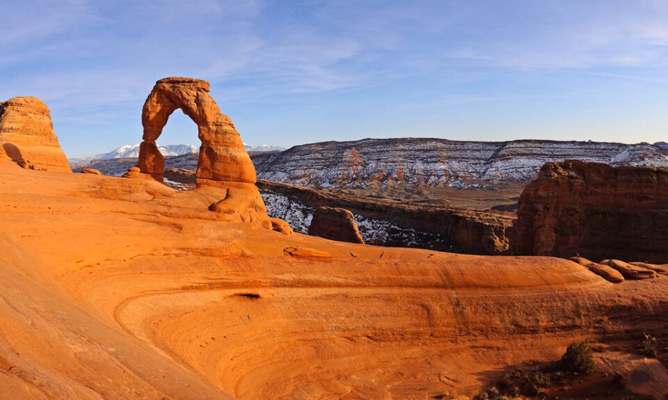 Delicate Arch Vertical Panorama
