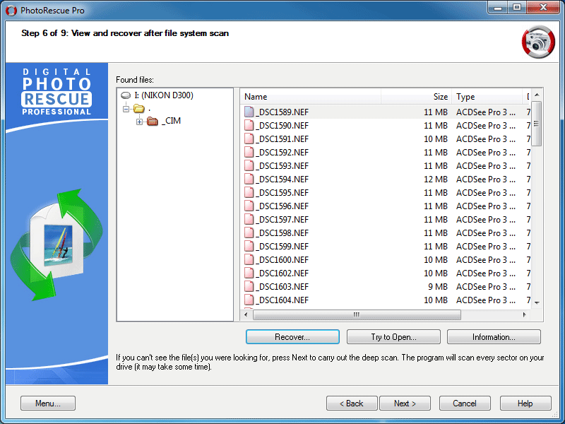 photosounder cannot allocate more memory