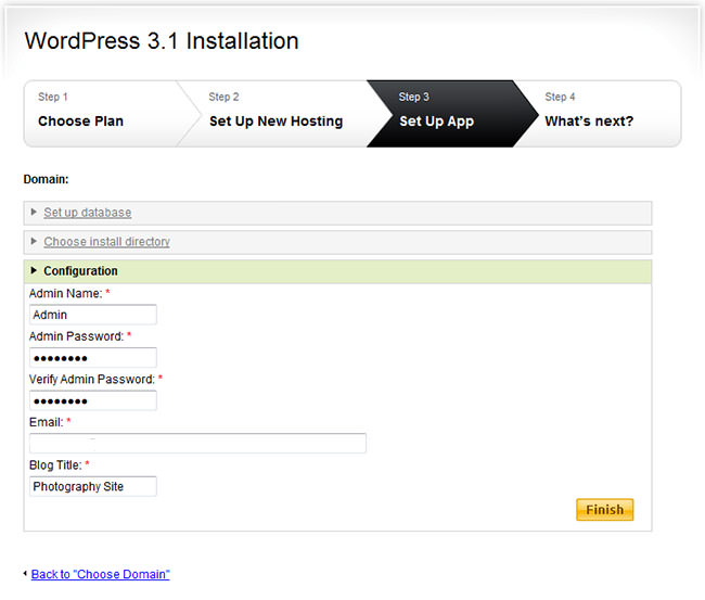 WordPress Easy Install 4