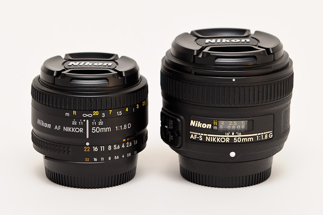 Nikon 50mm f/1.8D vs Nikon 50mm f/1.8G